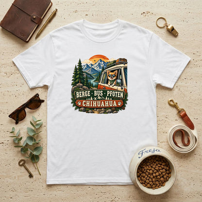 Berge Bus Pfoten – Chihuahua – Unisex T-Shirt