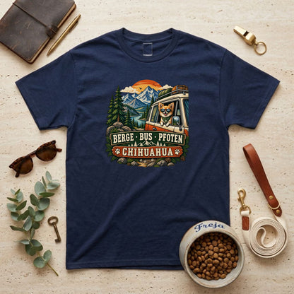 Berge Bus Pfoten – Chihuahua – Unisex T-Shirt