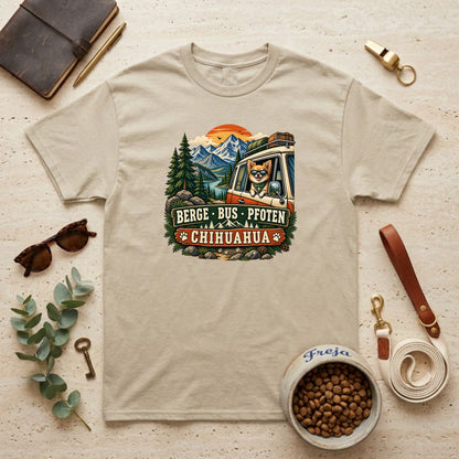 Berge Bus Pfoten – Chihuahua – Unisex T-Shirt