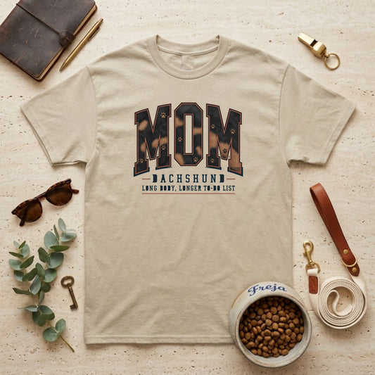 Dachshund Mom – Long Body – Unisex T-Shirt