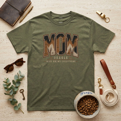 Beagle Mom – Nose Knows Everything – Unisex T-Shirt