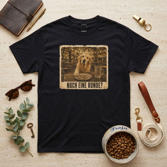 Noch eine Runde – Golden Retriever – Unisex T-Shirt