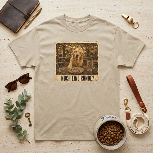 Noch eine Runde – Golden Retriever – Unisex T-Shirt