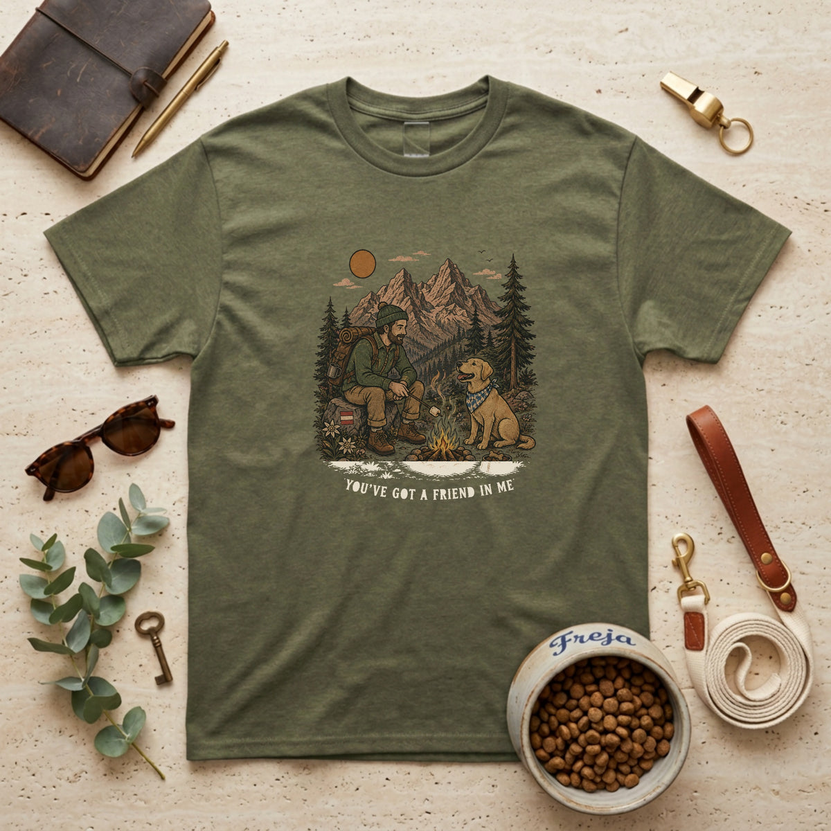 You’ve Got a Friend in Me – Lagerfeuer Vintage – Unisex T-Shirt