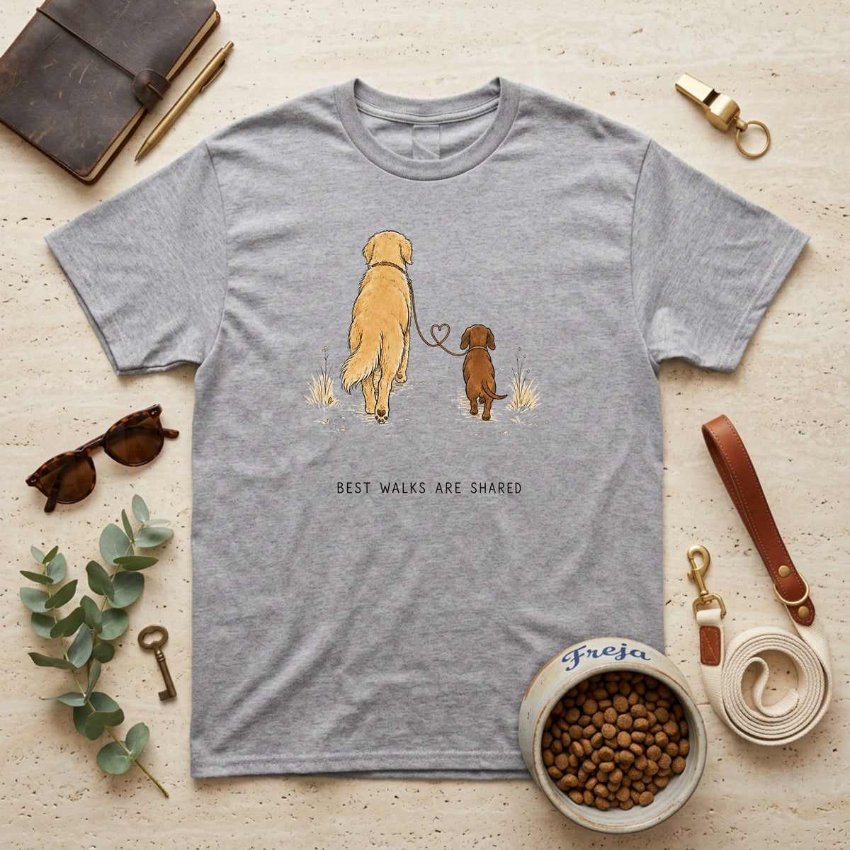 Best Walks Are Shared – Unisex T-Shirt
