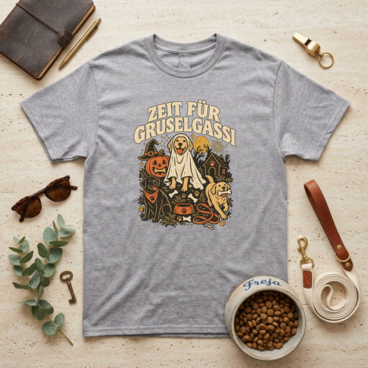 Zeit für Gruselgassi – Unisex T-Shirt