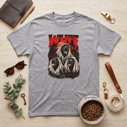 Wuff – Wo sind die Leckerlis? – Unisex T-Shirt