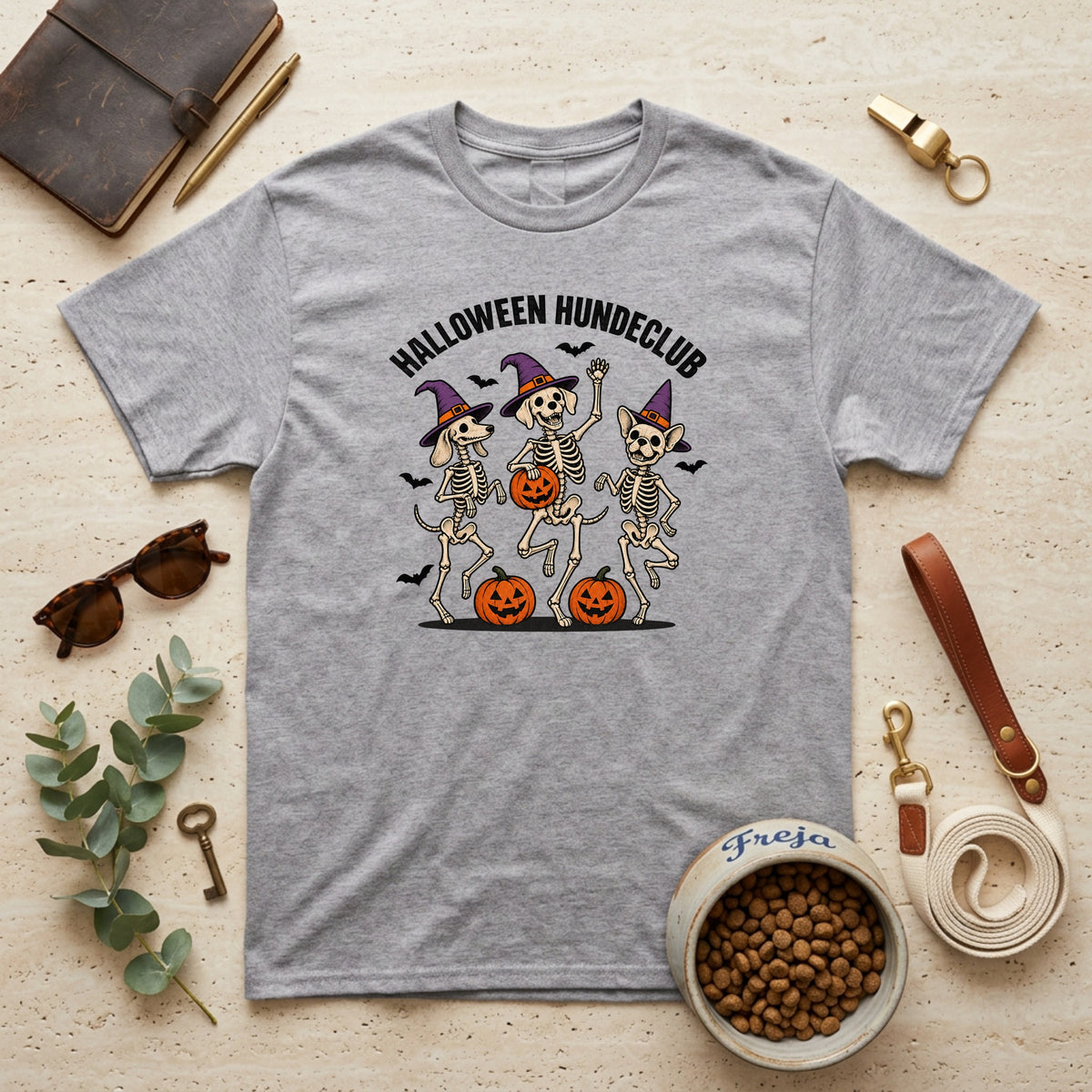 Halloween Hundeclub – Unisex T-Shirt