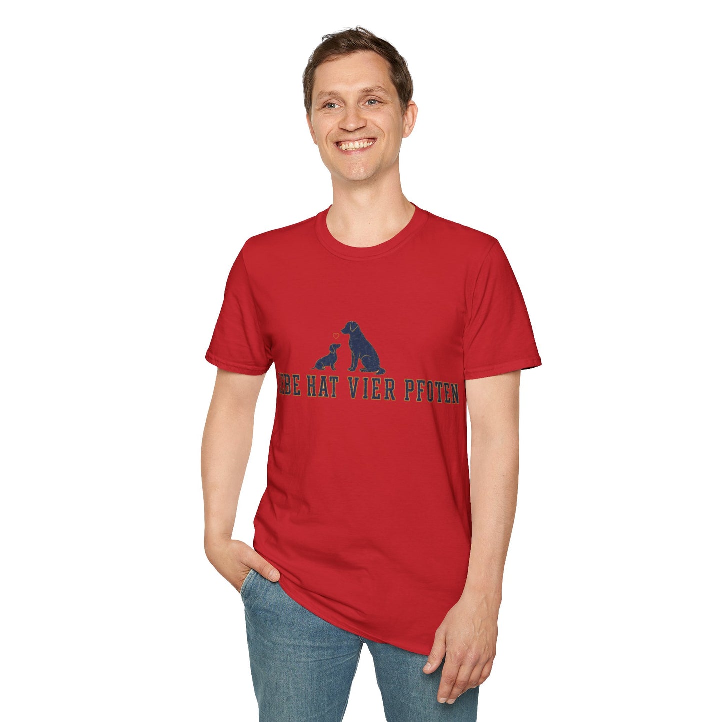 T-Shirt — "Liebe hat vier Pfoten"