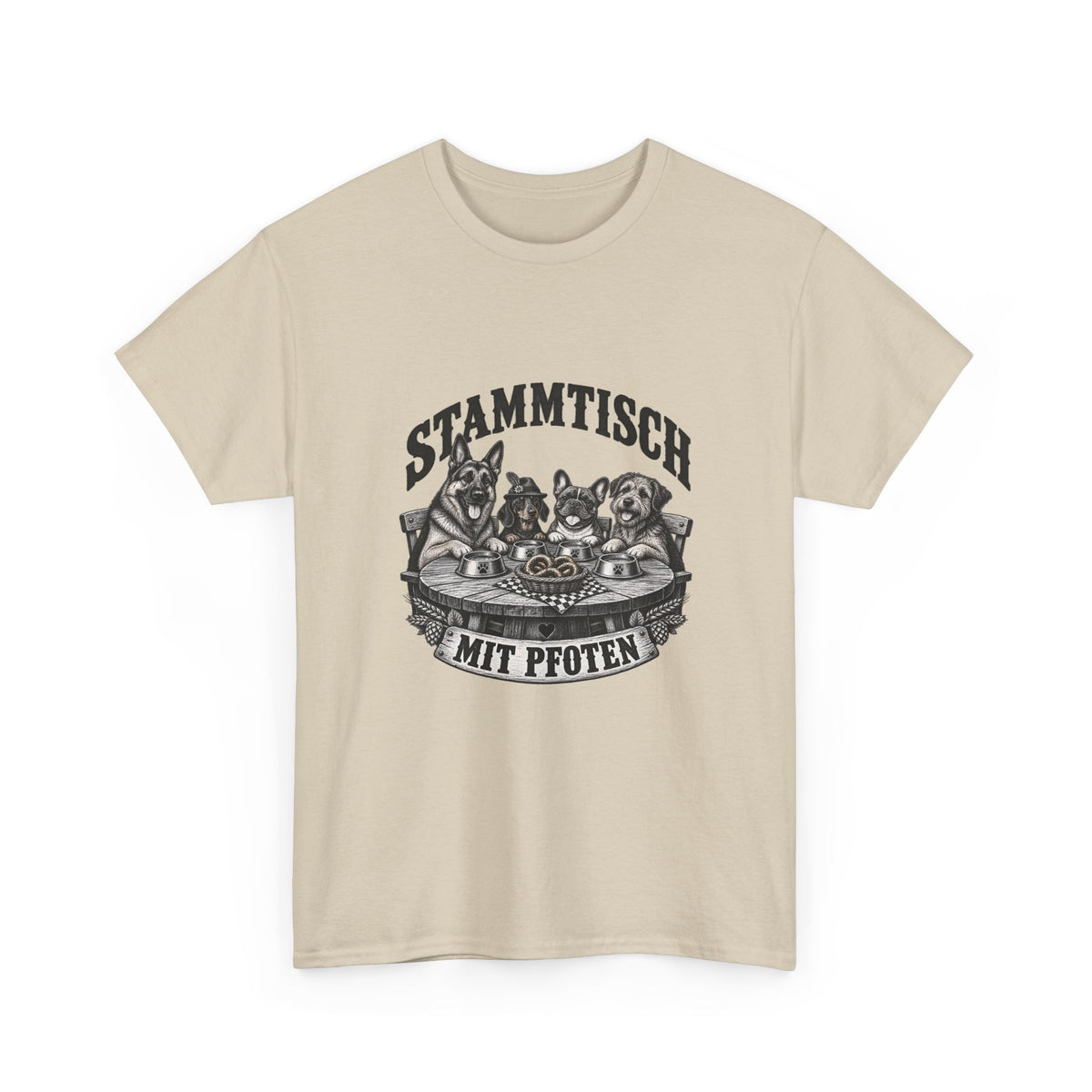 Stammtisch mit Pfoten – Hunde T-Shirt