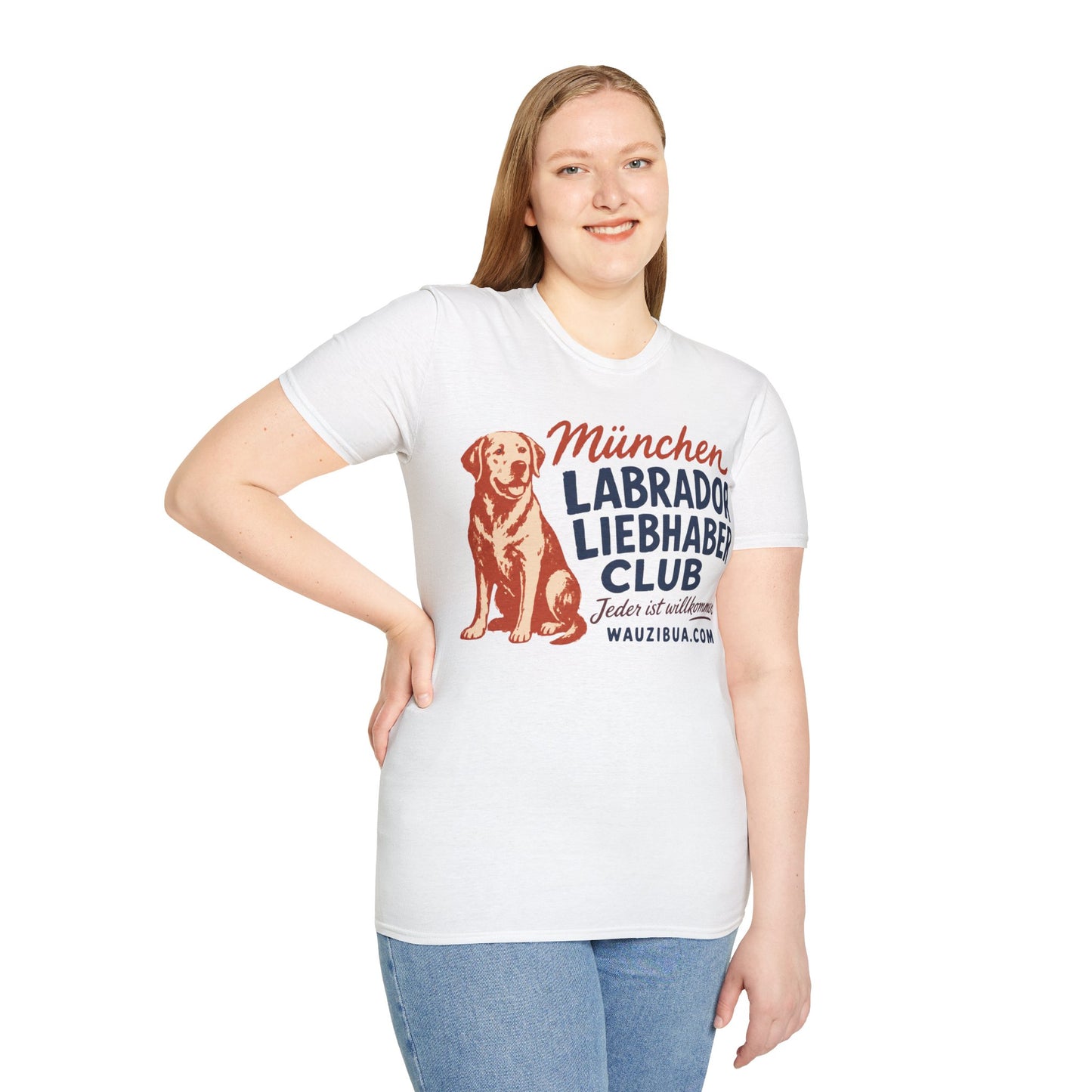 München Labrador Liebhaber Club T-Shirt — Retro Hundeliebhaber Tee