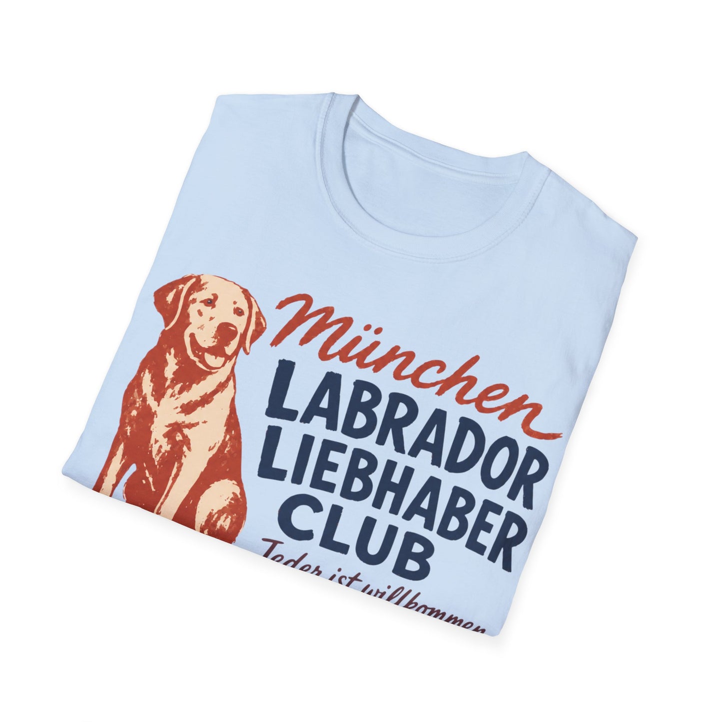 München Labrador Liebhaber Club T-Shirt — Retro Hundeliebhaber Tee