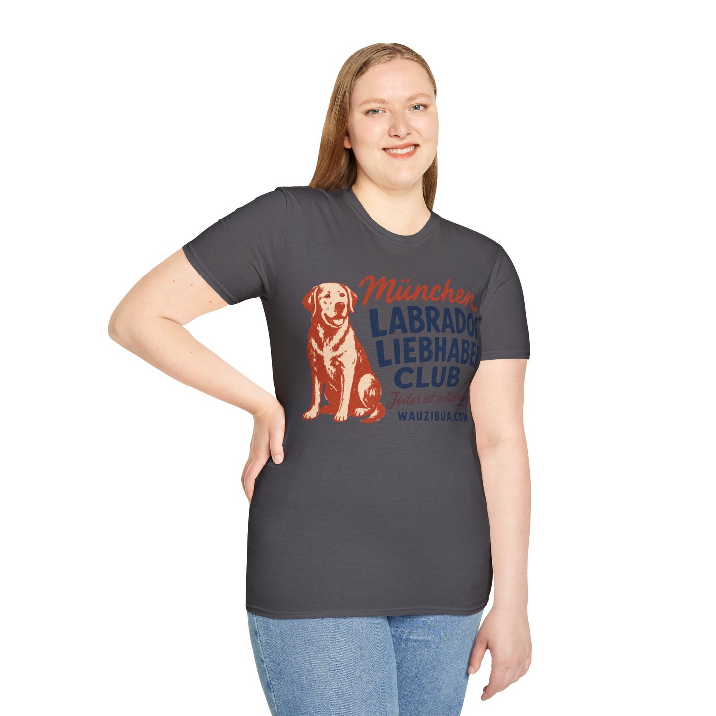 München Labrador Liebhaber Club T-Shirt — Retro Hundeliebhaber Tee