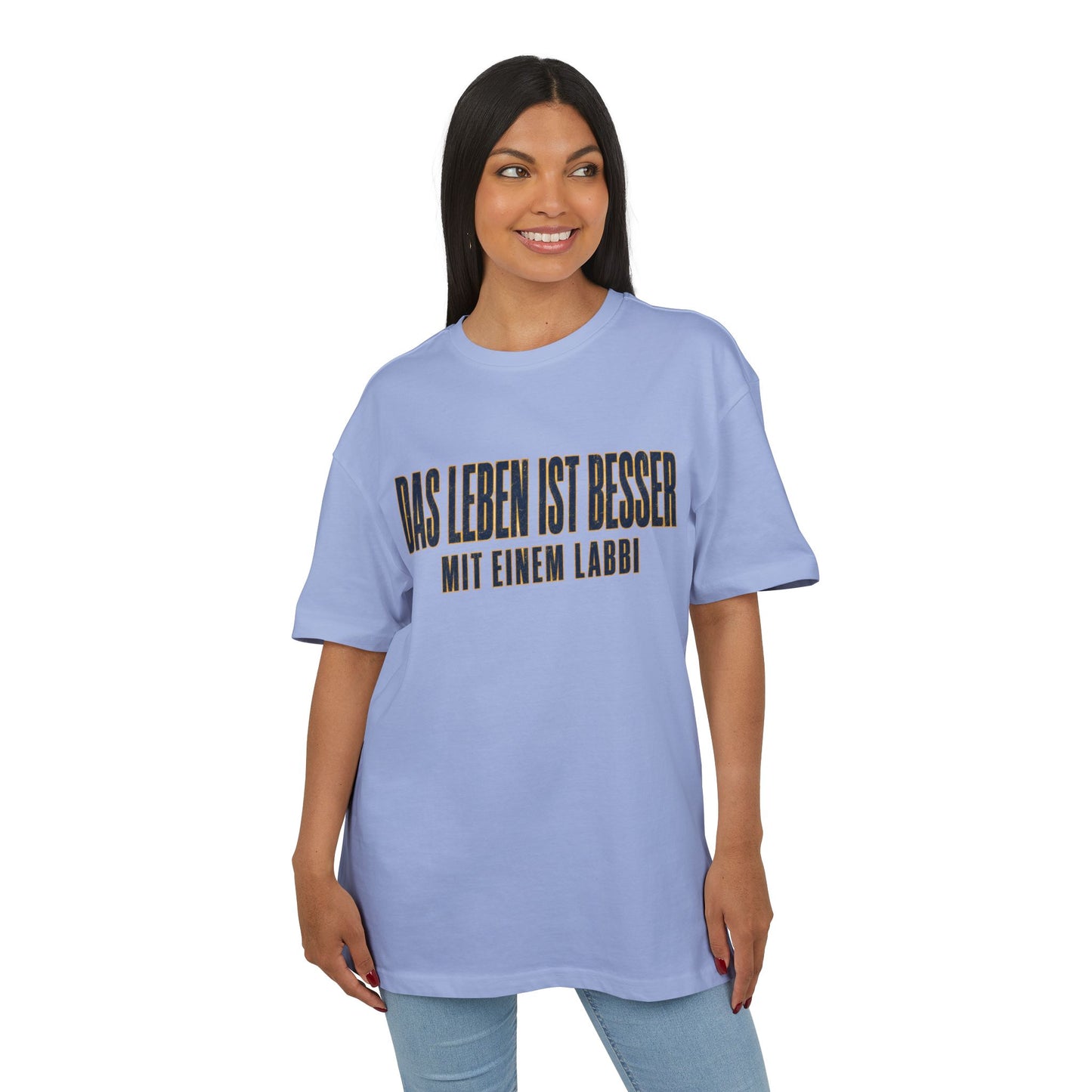 Das Leben ist besser mit einem Labbi T-Shirt | German Labrador Phrase Tee