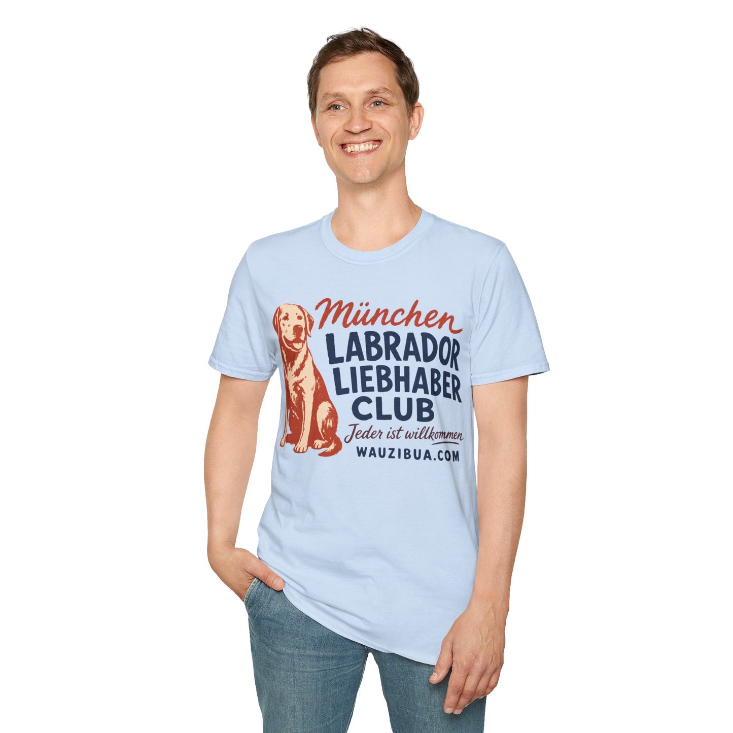 München Labrador Liebhaber Club T-Shirt — Retro Hundeliebhaber Tee