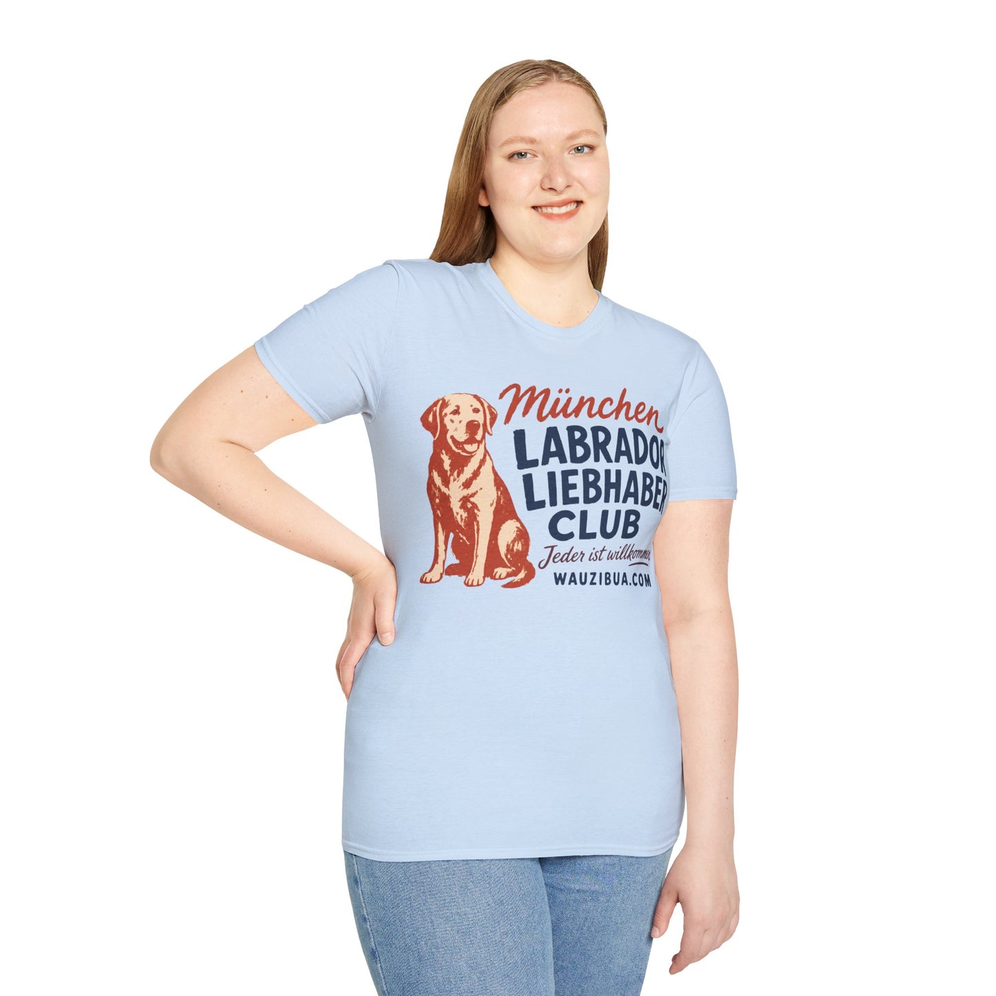 München Labrador Liebhaber Club T-Shirt — Retro Hundeliebhaber Tee