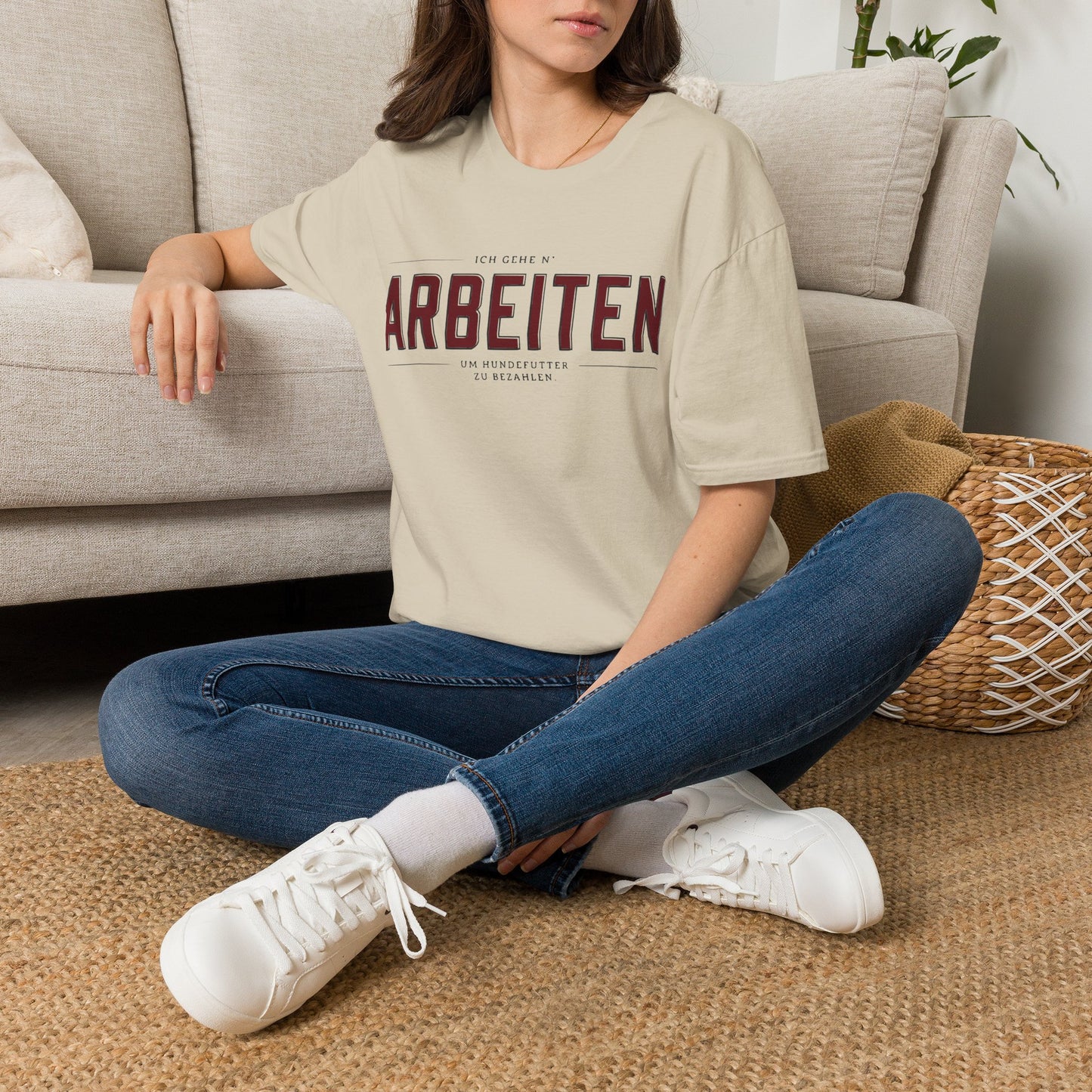 T-Shirt — "Arbeiten" German Funny Work Humor Tee