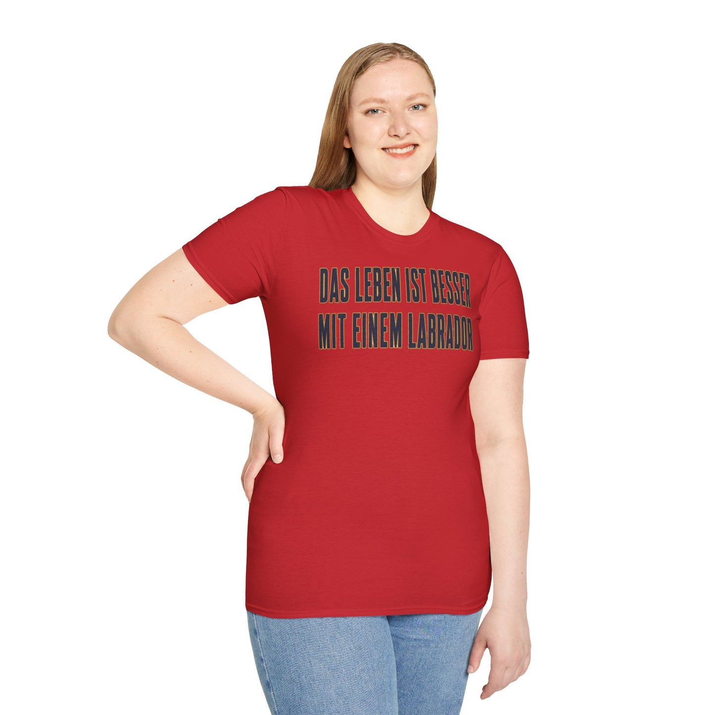 "Das Leben ist besser mit einem Labrador" Labrador-Liebhaber T-Shirt