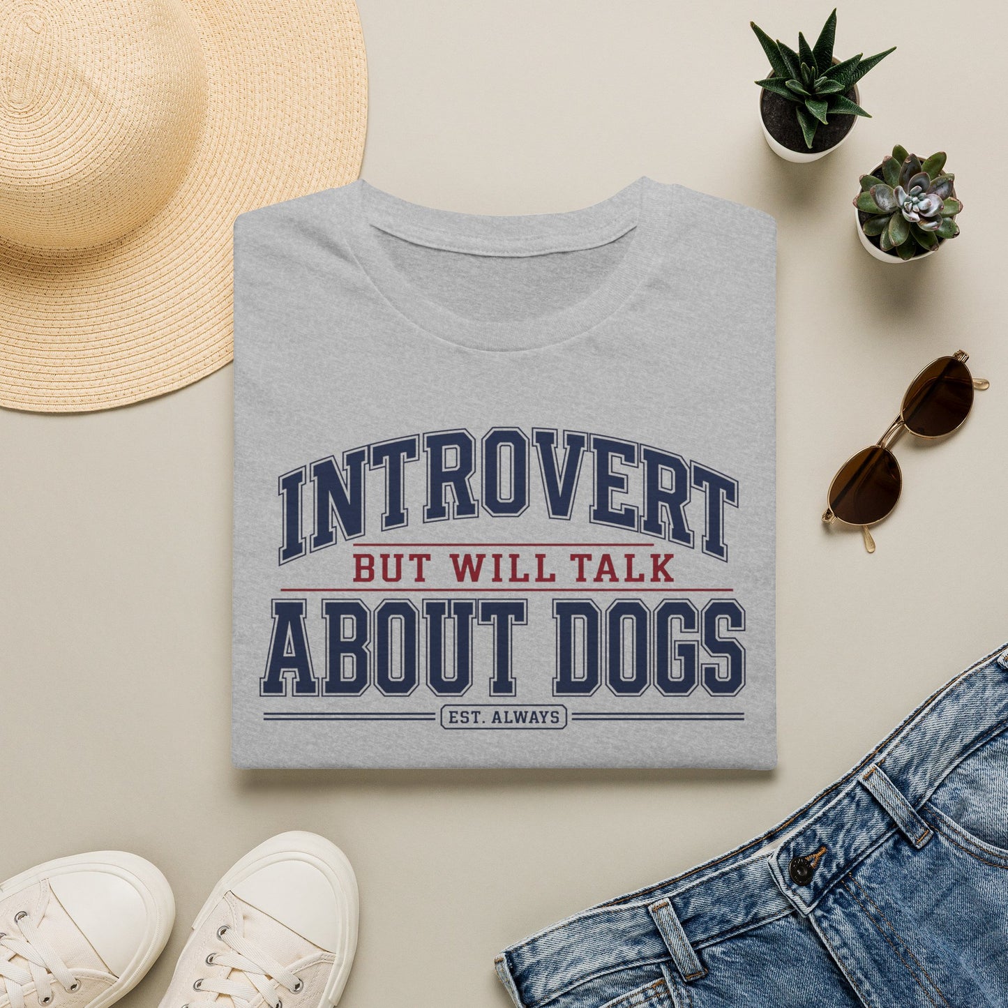 Introvert But Will Talk About Dogs T-Shirt