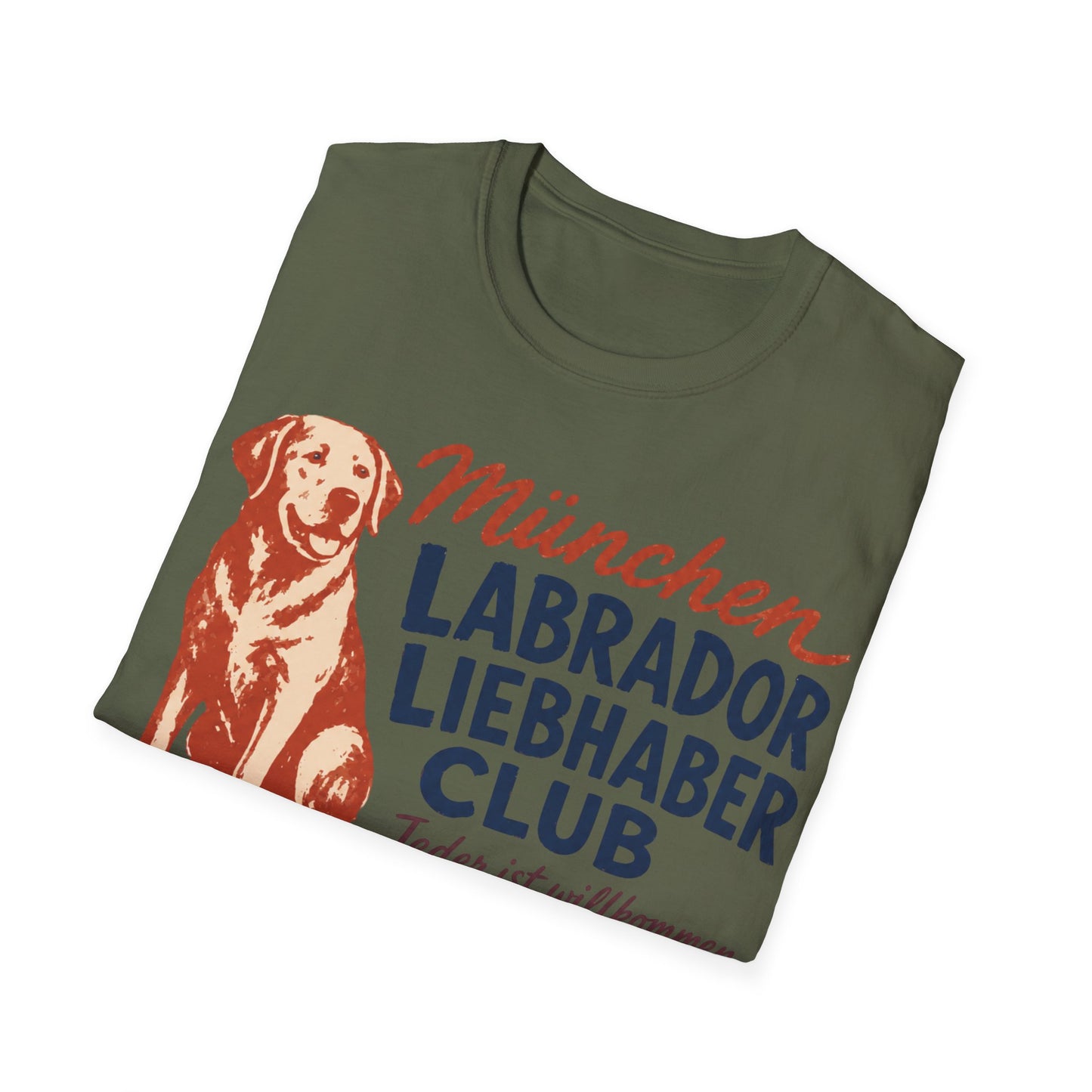 München Labrador Liebhaber Club T-Shirt — Retro Hundeliebhaber Tee