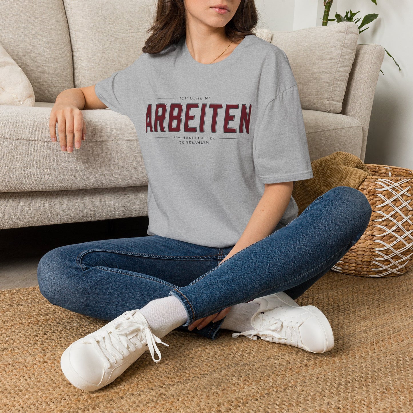 T-Shirt — "Arbeiten" German Funny Work Humor Tee