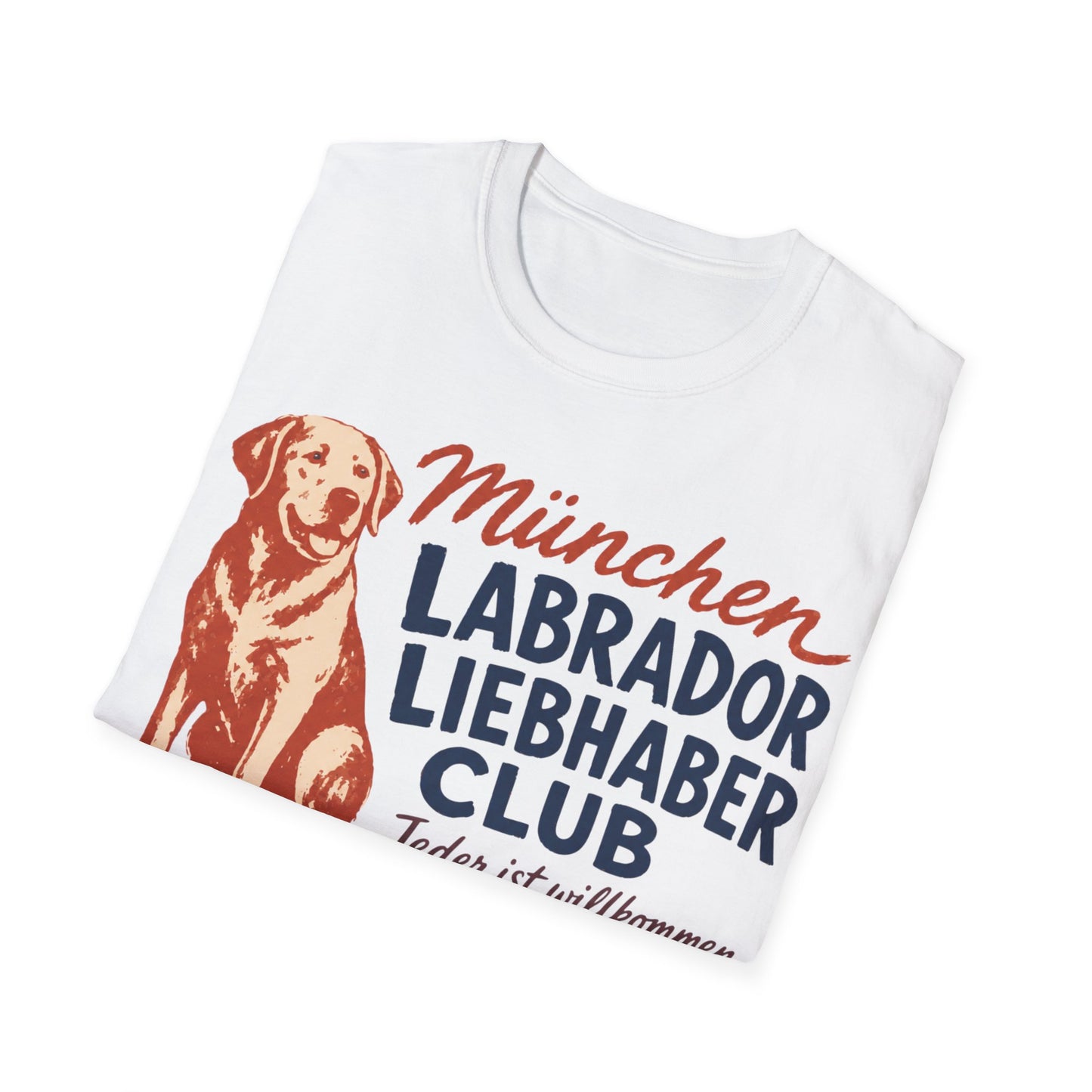 München Labrador Liebhaber Club T-Shirt — Retro Hundeliebhaber Tee