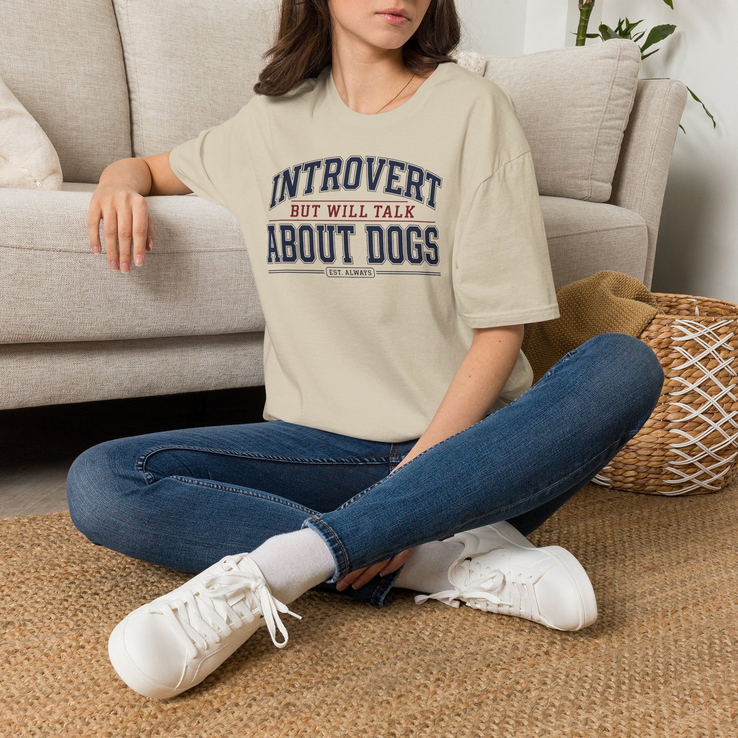 Introvert But Will Talk About Dogs T-Shirt