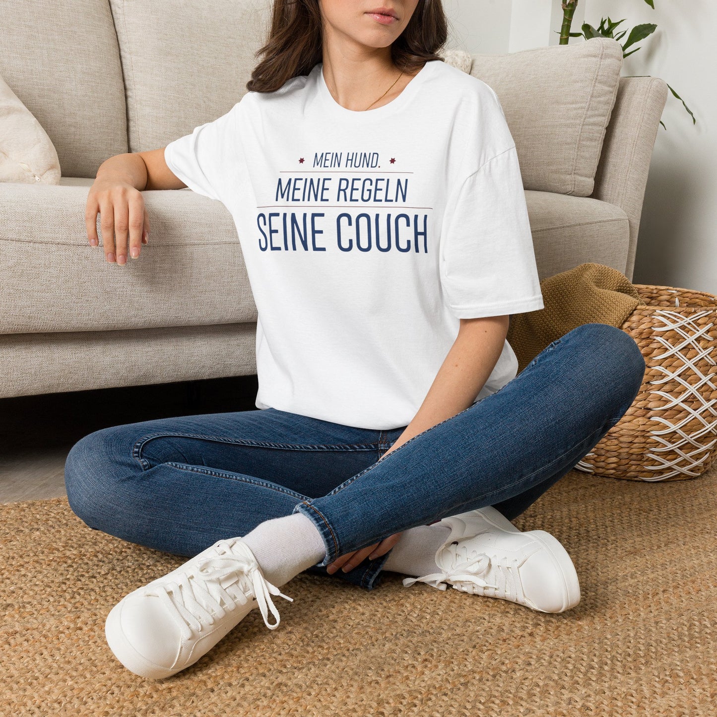 T-Shirt — Mein Hund, Meine Regeln, Seine Couch (German Dog Lover Tee)