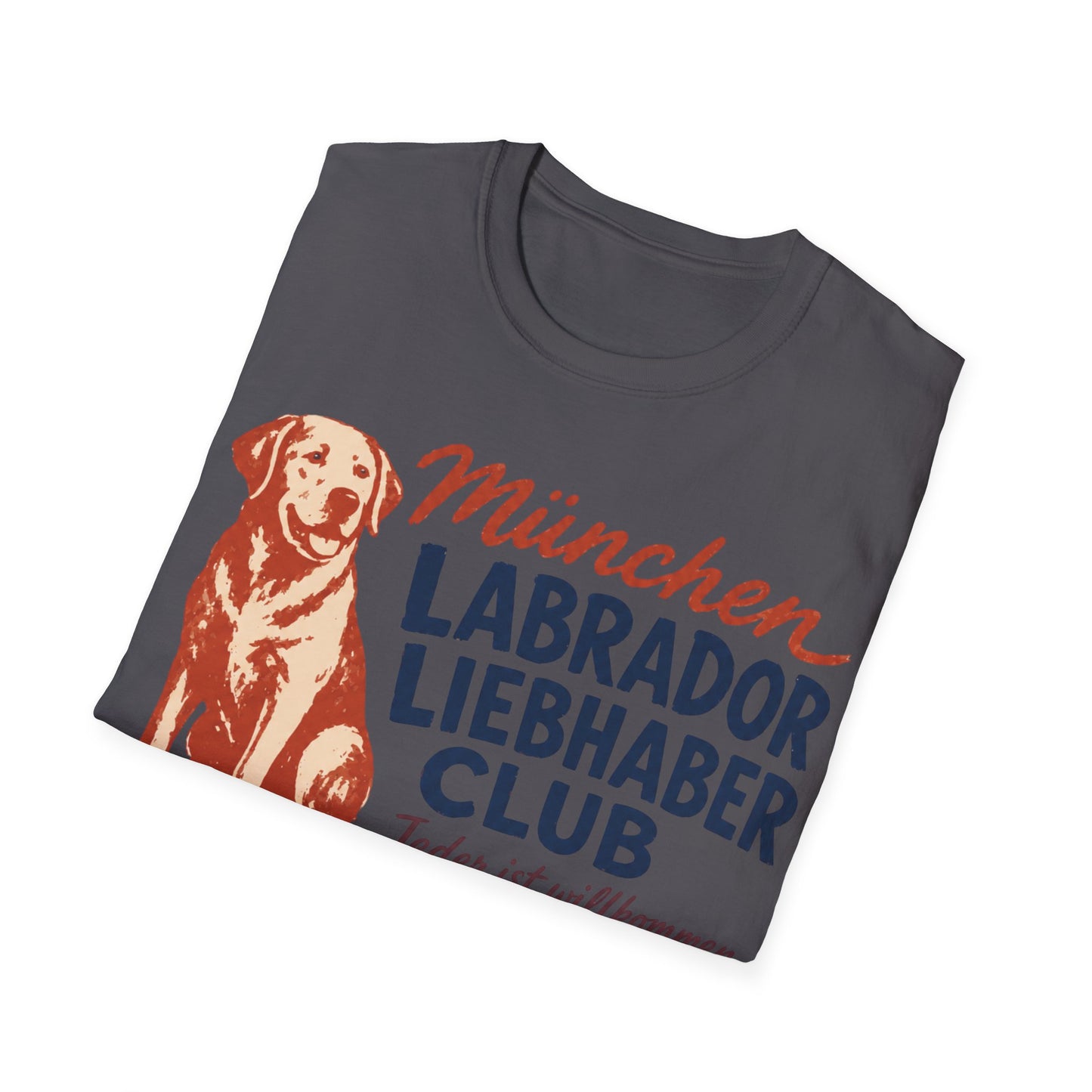 München Labrador Liebhaber Club T-Shirt — Retro Hundeliebhaber Tee