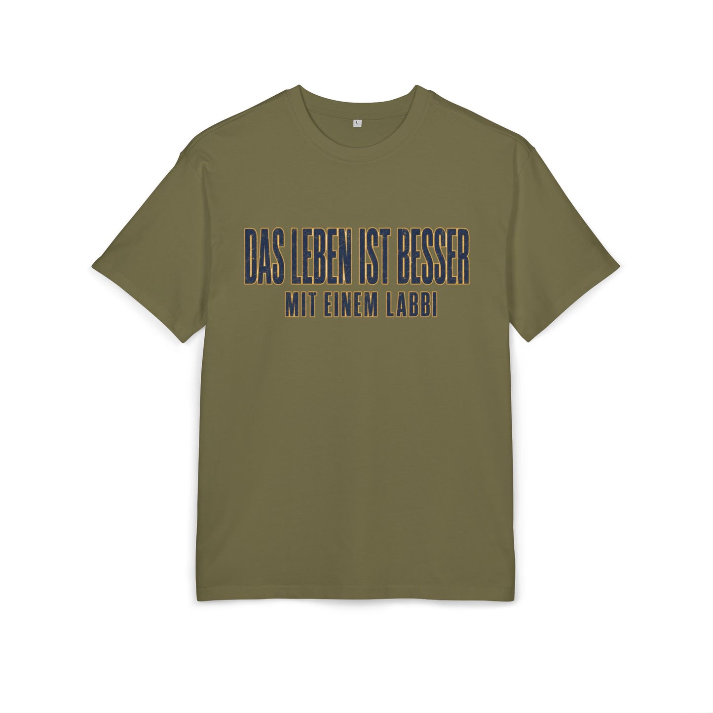 Das Leben ist besser mit einem Labbi T-Shirt | German Labrador Phrase Tee