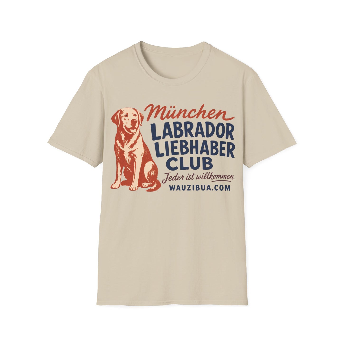 München Labrador Liebhaber Club T-Shirt — Retro Dog Lover Tee