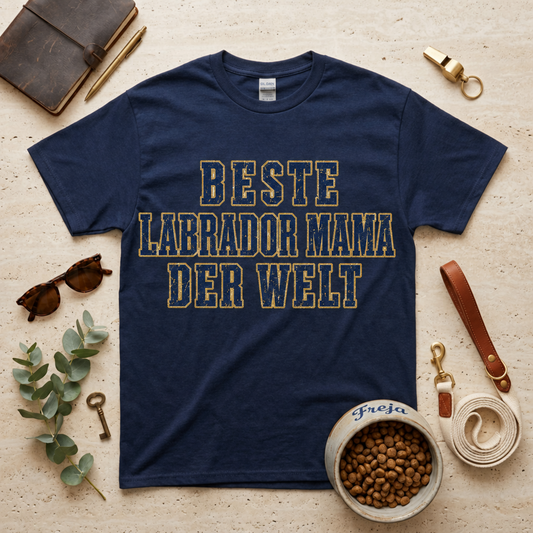 Beste Labrador Mama T-Shirt - Navy