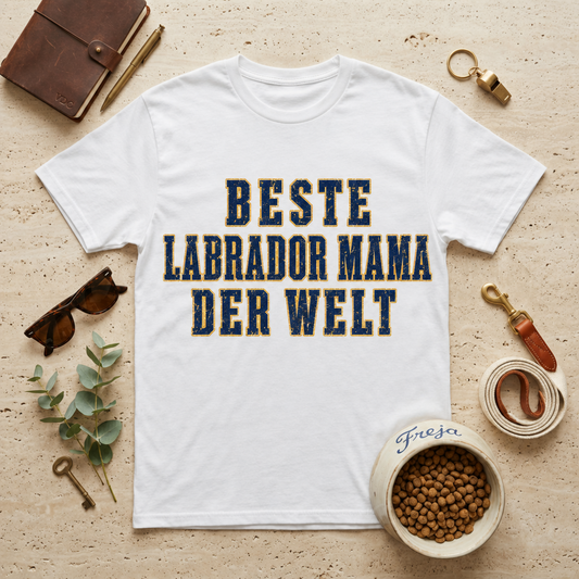 Beste Labrador Mama T-Shirt - White