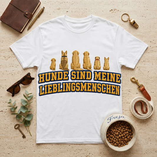 Hunde sind meine Lieblingsmenschen T-Shirt - White